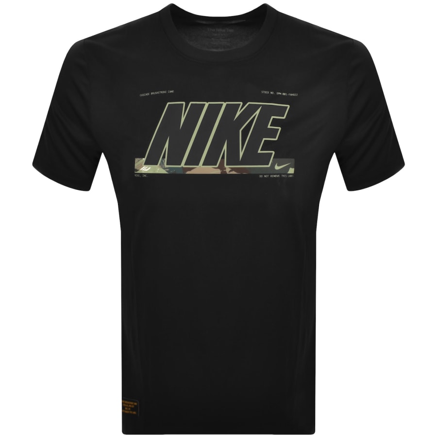 Nike Training Logo T Shirt Black